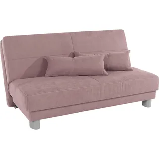 Home Affaire Schlafcouch 2-Sitzer Rosa