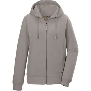 G.I.G.A. DX Damen, Sweatjacke mit Kapuze/Kapuzenjacke GS 26 WMN SWT Jckt GOTS, dunkelstein, 38, 42945-000