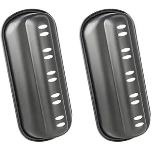 Zenker Stollen-Backform (31 x 7 x 15 cm) SPECIAL SEASON, Stollenhaube mit Antihaftbeschichtung, Backblech für Stollen (Farbe: Schwarz), Menge: 1 Stück (Packung mit 2)