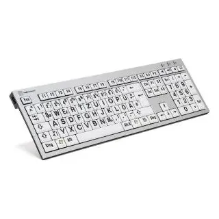 LogicKeyboard XL-Print Black on White DE (PC/Slim)