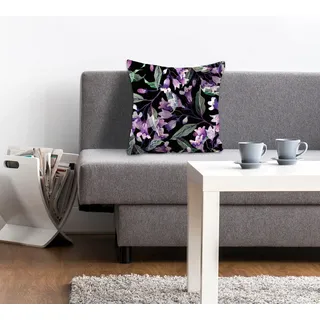 Queence Kissenbezug Leticia 40 x 40 cm Lila