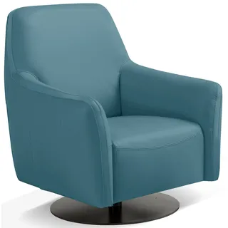 Egoitaliano Drehsessel Felicity Wippfunktion 77 x 88 x 85 cm Blau