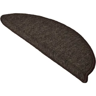 Beautissu XXL Treppenstufenmatten ProStair 65x28cm 15 Stück Dunkelbraun