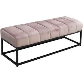 Mid.you Sitzbank , Rosa , Metall , 108x40x40 cm , Garderobe, Garderobenbänke, Sitzbänke