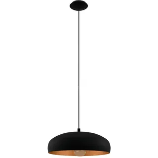 EGLO Mogano 1-flg. 40 cm rund schwarz, kupfer