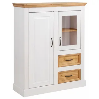 Home Affaire Selma 100 x 120 x 38 cm weiß/beize