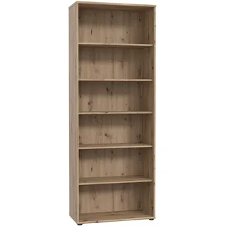 Forte TEMPRA 2 Standregal 73,7 x 34,8 x 197,5 cm Artisan Eiche
