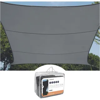 Perel Sonnensegel quadratisch wasserdurchlässig 5 x 5 m