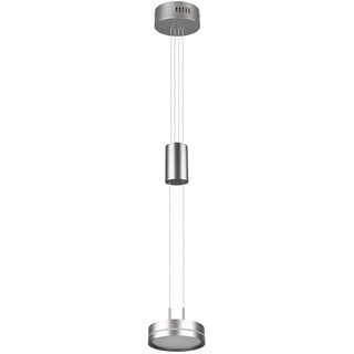 Trio LED-Pendelleuchte Franklin Alu, Eisen, Stahl & Metall Silber Nickel matt