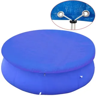 vidaXL Poolabdeckungen 2 Stk. für 360-367 cm Runde Aufstellpools - Blau