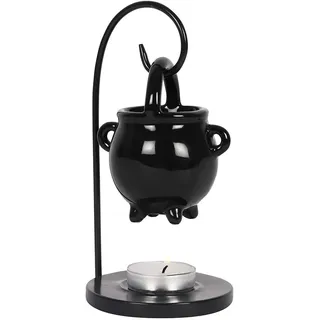 Something Different Duftlampe Hexenkessel, aus Keramik, Kerze, Schwarz