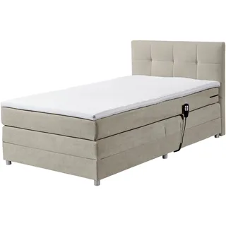 ed exciting design Boxspringbett Toulouse B« inkl. Motor, beige