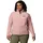 Damen Springs Full Zip Fleecejacke Mit Durchgehendem Reißverschluss Radiergummi Rosa L EU
