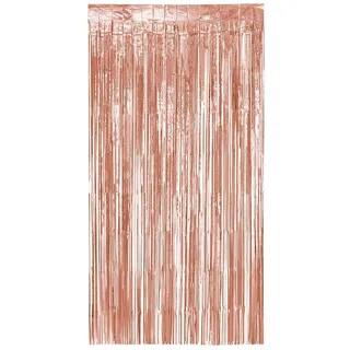 Boland - Folienvorhang metallic, 200 x 100 cm, Partydeko für Silvester, Hochzeit oder Geburtstag, Dekoration, Lametta Vorhang