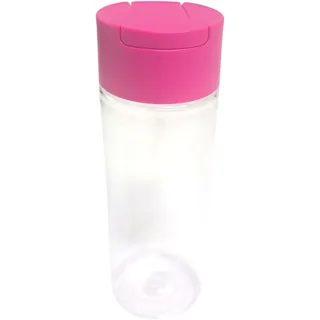 Tupperware exclusiv Essig und Öl Flasche Manhattan Clear Collection Dispenser Behälter transparent pink 330ml (transparent pink 330ml)