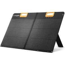 BougeRV 100W Faltbares Solarpanel, Solarmodul mit Solarschnittstelle für die meisten Powerstationen, Tragbares Solar Panel mit IP67 Wasserbeständigkeit, Mobile Solaranlage mit Ösen und Halterung