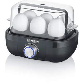 Severin EK 3166 6 Eier + Messbecher Schwarz