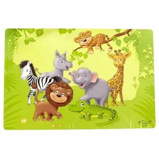 Ritzenhoff & Breker Tischset Afrikatiere 45 x 30 cm Kunststoff Bunt