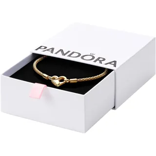 Pandora Moments Studded Chain Armband 562731C00 Damen-Armband für Charms Goldfarben, 21 cm