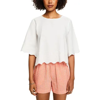 ESPRIT Damen 034ee1f311 Bluse, 110/Off White, Small