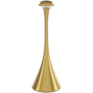 Akku-Tischleuchte Nudrop 292 mm dimmbar IP54 für Innen & Außen goldfarben
