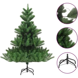 The Living Store Künstlicher Weihnachtsbaum Nordmanntanne Grün 150 cm - Grün