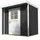 Gartenhaus Flachdach 2,05 x 2,09 m Anthrazit