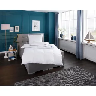 RIBECO Bettdecke + Kopfkissen »Anker«