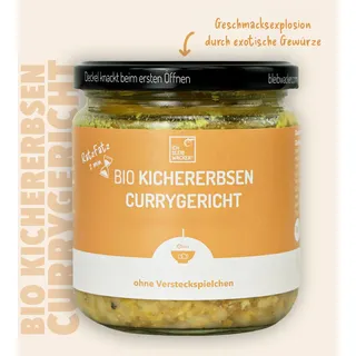 Wacker Kichererbsen Currygericht Bio, 370ml