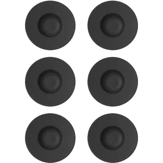 Villeroy & Boch Pastateller 28 cm schwarz 6er Set