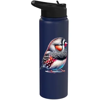 Zebra Finch Zebrafink Stainless Steel Insulated Water Bottle