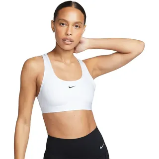 Nike Swoosh Sport-bh Mit Geringer Unterstützung - White - M
