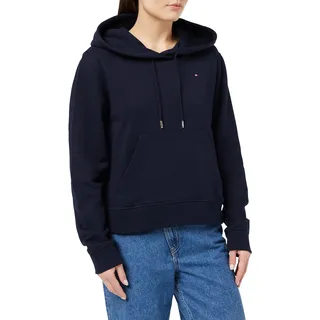 Tommy Hilfiger Damen Hoodie 1985 Modern Terry mit Kapuze, Blau (Desert Sky), XXS