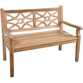 Garden Pleasure Gartenbank SAYANG 940290 braun Holz 120,0 cm