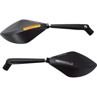 Highsider Verkleidungsspiegel TOREZZO mit LED Blinker schwarz