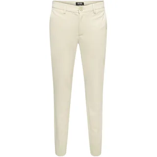 Only & Sons ONSMARK Slim Fit Chino Hose Weiß 32 L