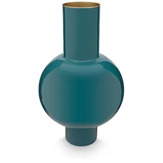 Pip Studio Metall Vase Dunkelgrün 40cm