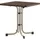 Klapptisch 70 x 70 x 72 cm champagner/schieferdekor mocca