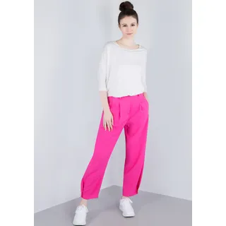 IMPERIAL Bundfaltenhose »Verkürzte Hose mit Bundfalten und Knopfdetail am Beinabschluss«, rosa