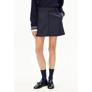 NADELSTREIFEN MINI-ROCK | TENCELTM Lyocell-Mix - mehrfarbig (L)