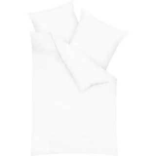 Uni Mako-Satin weiß 200 x 200 cm + 2 x 80 x 80 cm