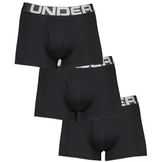 Under Armour Charged Cotton 3" Boxerjock – 3-Pack black - black (001-001) S