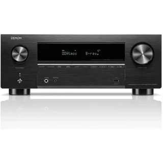 Denon AVCX3800HBKE2, 105 W, 11.1.4 Kanäle, Stereo, 135 W, AAC, ALAC, DSD, DTS, FLAC, MP3, WAV, WMA, MPEG - Schwarz