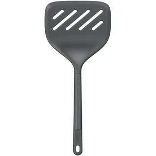 ZYLISS Pfannenwender XL geschlitzt 14 cm breit aus Weizenstroh-Kunststoff