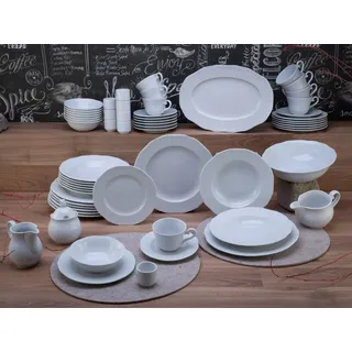 CreaTable Kombiservice 61-tlg. weiß unifarben