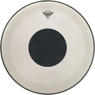 Remo-Powerstroke-P3-Trommelfell Powerstroke P3, beschichtet, schwarzer Punkt, Bass 24"