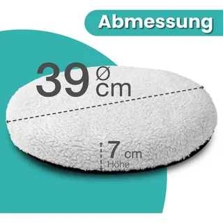 eloneo Orthopädisches Drehkissen 2 Stück, ⌀39cm