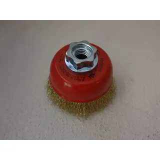 Taza Ondulada TO Diam. 60 Acero Latonado 0,30 Rosca M14