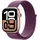 Watch Series 10 GPS 39 mm Aluminiumgehäuse roségold Sport Loop lila verstellbar
