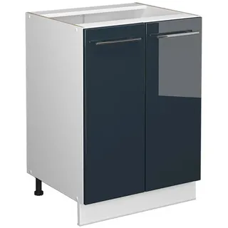 Vicco Unterschrank Fame-Line 60 x 51,6 x 82 cm Dunkelblau Hochglanz